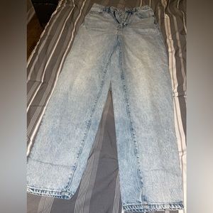Ultra high waist mom jeans